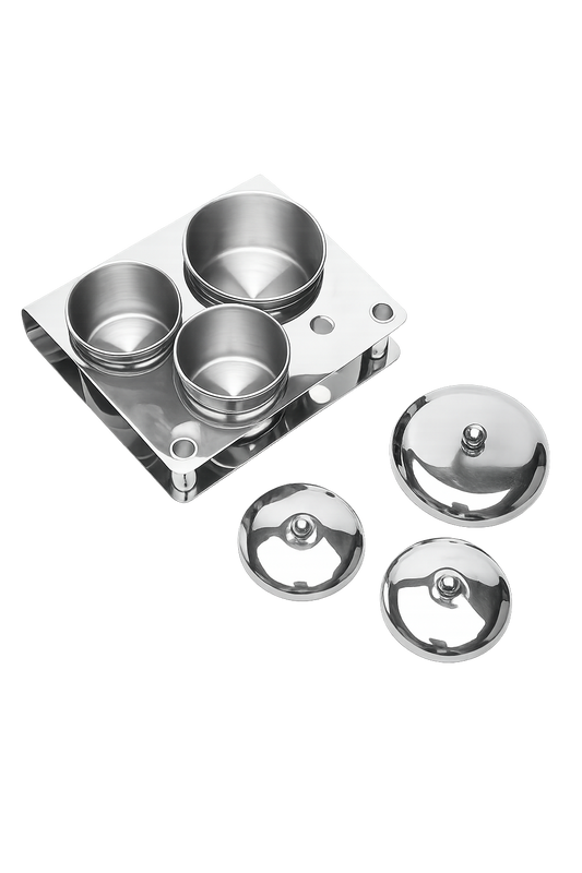 Stainless Steel Dappen Dish (3pcs)
